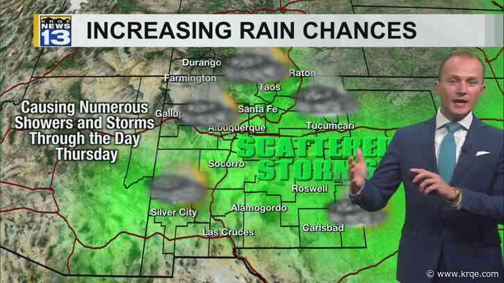 More showers and storms on the way Wednesday