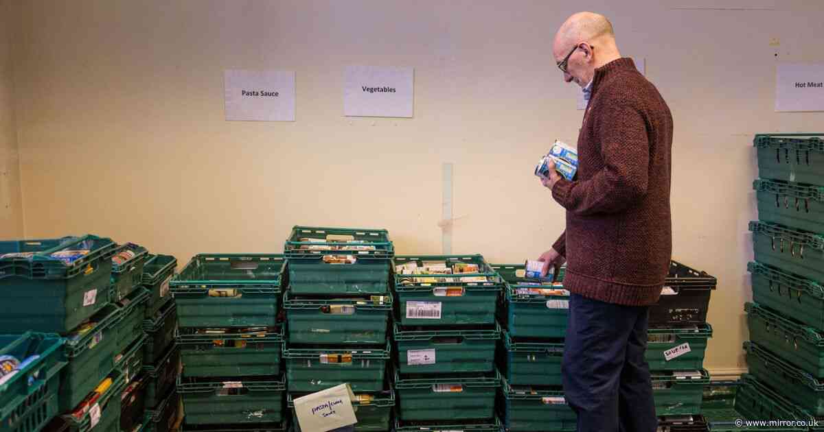 Food banks give out record 3.1million emergency parcels as poverty branded 'stain on our society'