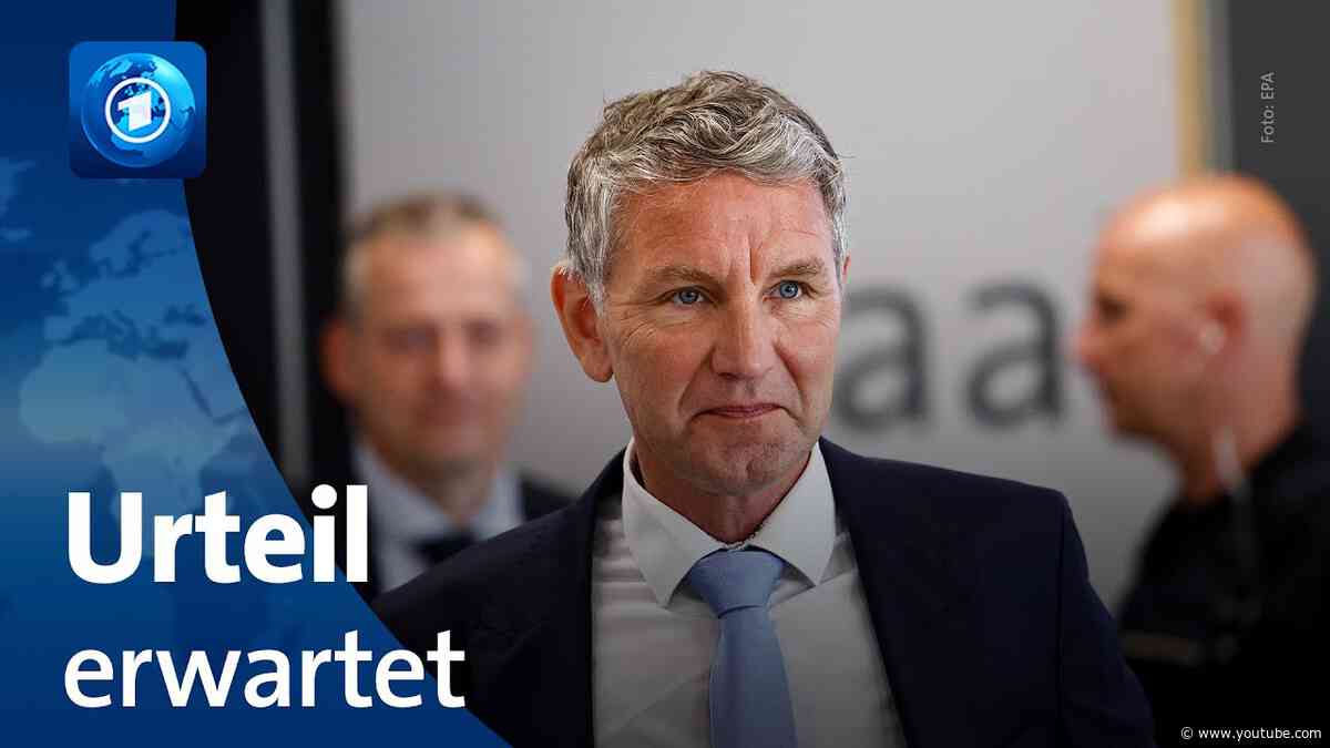 Urteil im Prozess gegen AfD-Politiker Björn Höcke erwartet