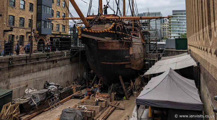 Tickets Alert: Dry dock tours of the Golden Hinde