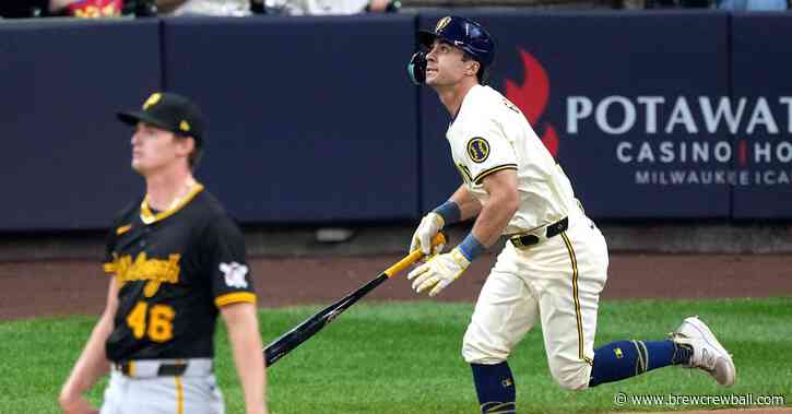 Brewers sneak away with 4-3 win over Pirates despite struggles with runners in scoring position