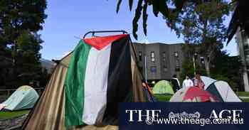 Deakin tent city still standing after eviction order as protesters plan campus rally