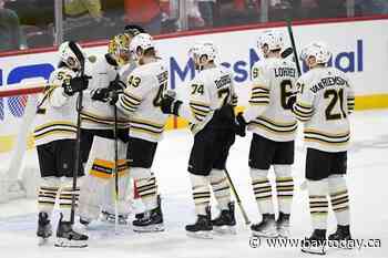 Swayman helps Bruins top Panthers 2-1 to stave off playoff elimination