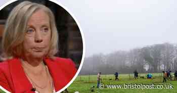 Dragon's Den star Deborah Meaden slams plans for 700-plot allotment site as police order work to stop