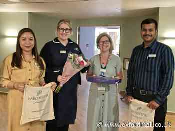 Care home staff pay heartfelt tribute to Oxfordshire nurses