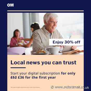 Oxfordshire readers can subscribe online for £3 for 3 months