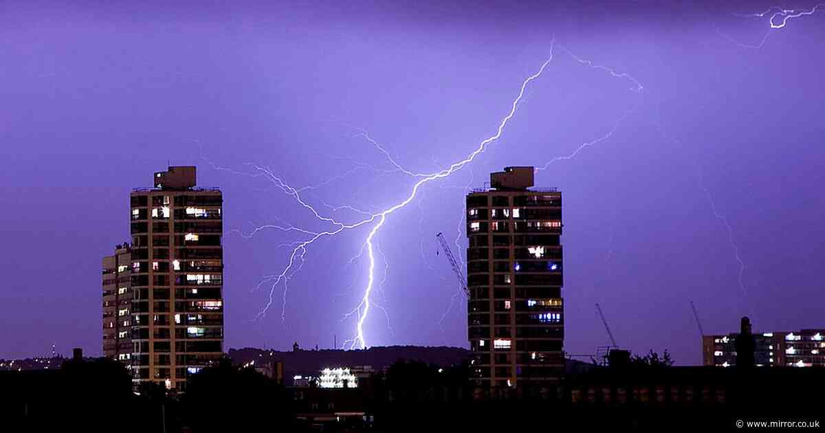UK weather: Brits braced for violent thunderstorms after glorious 23C blast