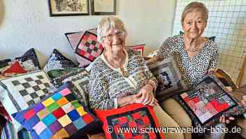 Kunsthandwerkermarkt in Gechingen: Auch mit 92 lässt Leonore Hasselmeier das Quilten nicht los