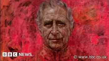 'That is quite red indeed’ - reaction to King's new portrait