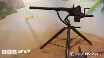 The gun designed to fire square bullets at Turks