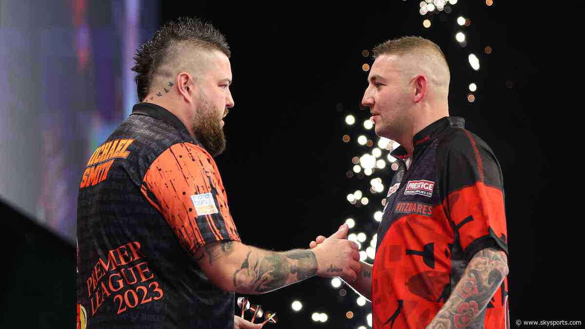 Aspinall hopes Smith plays 'stinker' in Premier League Darts showdown