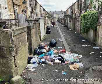 Burnley councillor's back alley fly-tipping despair