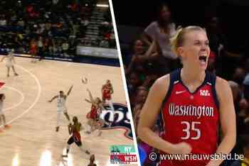 VIDEO. Julie Vanloo debuteert met verlies in de WNBA, maar scoort wel hét punt van de wedstrijd voor Washington