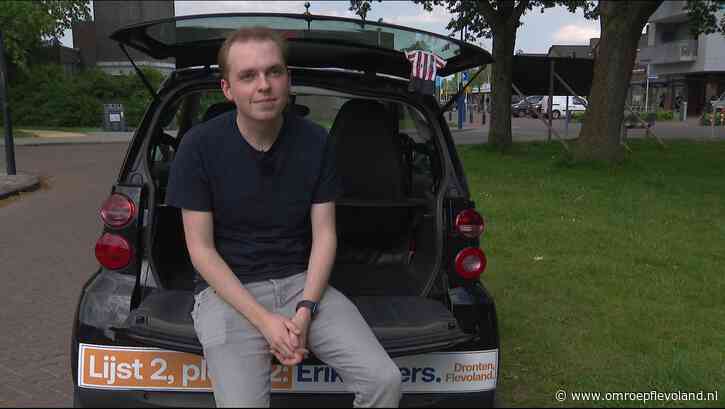 Dronten - Erik (21) wil het Europees Parlement in, 'Lijkt me heel eervol'