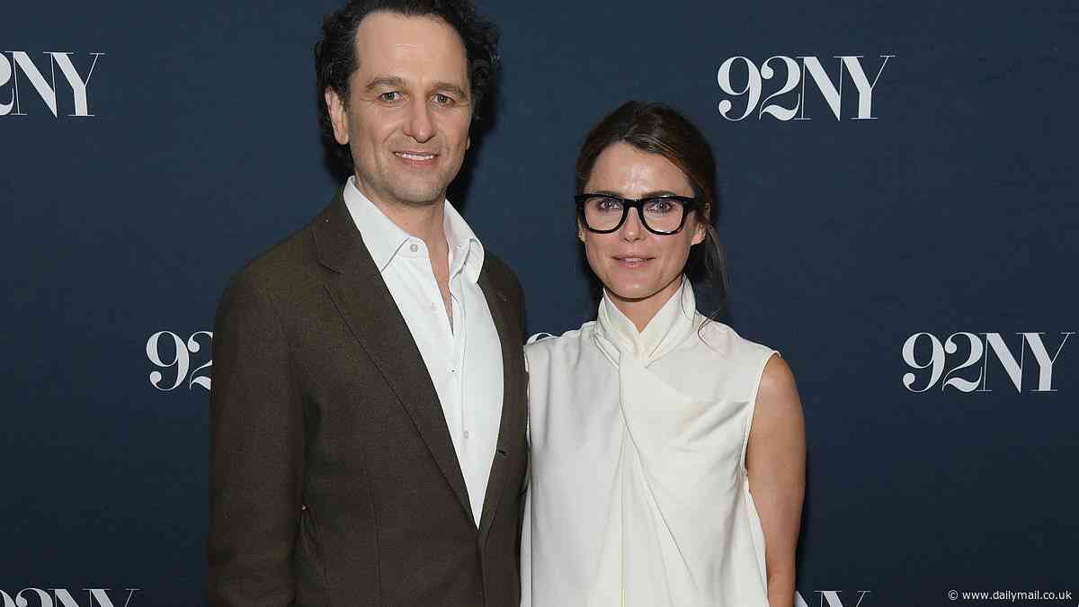 Keri Russell and Matthew Rhys hit the red carpet before starring in a dramatic reading of Dear Mr. Thomas: A New Play for Voices in New York City