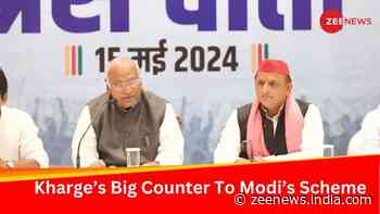 `We Will Give 10KG Free Ration`: Kharge`s Counter To Modi`s Populist Scheme In Joint Conference With Akhilesh Yadav