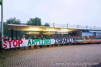 Thales plant in Glasgow shut down in Palestine protest