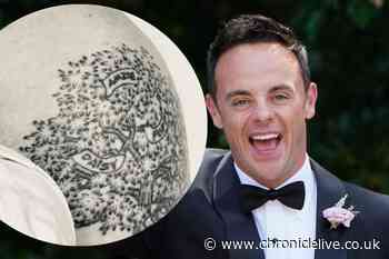Ant McPartlin gives first look at 'hidden' tattoo dedicated to family after son's birth