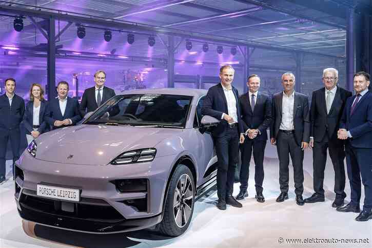 Porsche feiert Start der E-Auto-Produktion am Standort Leipzig