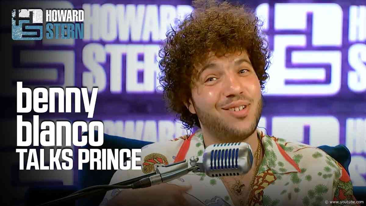 benny blanco Outlines Why Prince Is His Favorite Artist