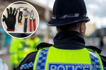 York: Youths arrested and items seized after trying car doors