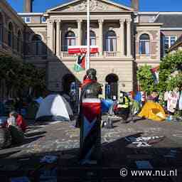 Pro-Palestijnse protesten leiden tot spanning in Groningen, elders is het rustig