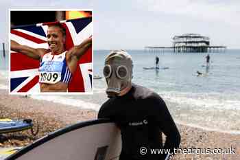 Olympic gold medallist Dame Kelly Holmes joins Brighton sewage protest