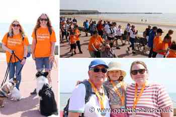 St Helena Hospice pier to pier walk 2024 - in pictures