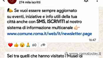 I nuovi aggiornamenti per il canale whatsapp del Comune di Roma