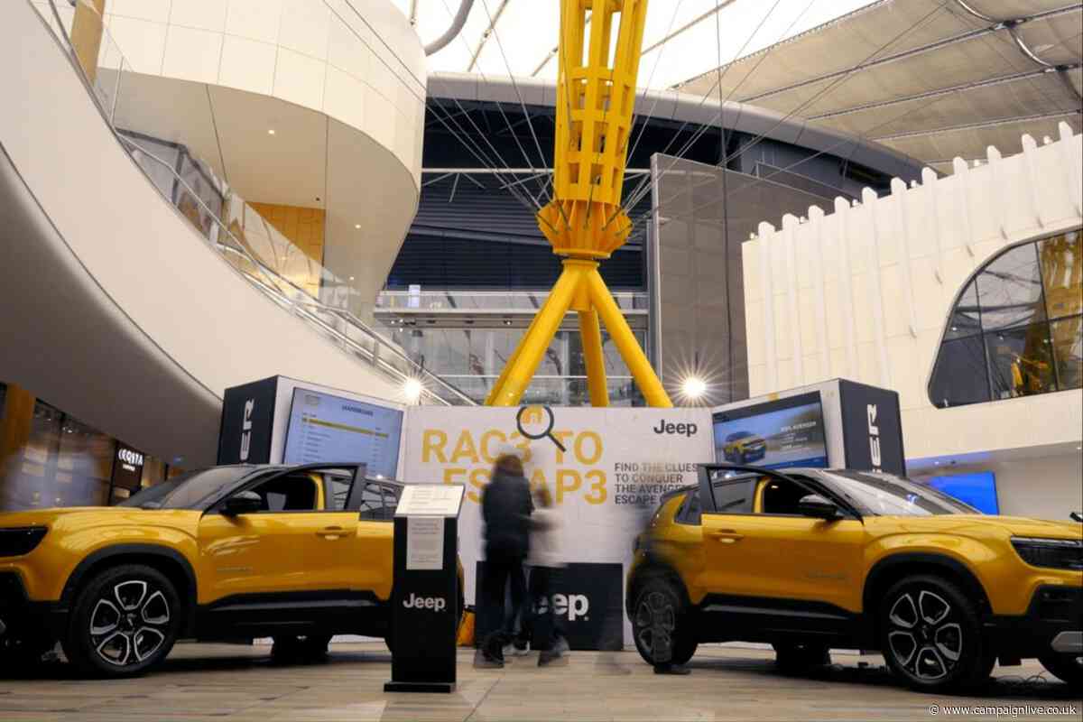 Jeep turns all-electric car into escape room at The O2