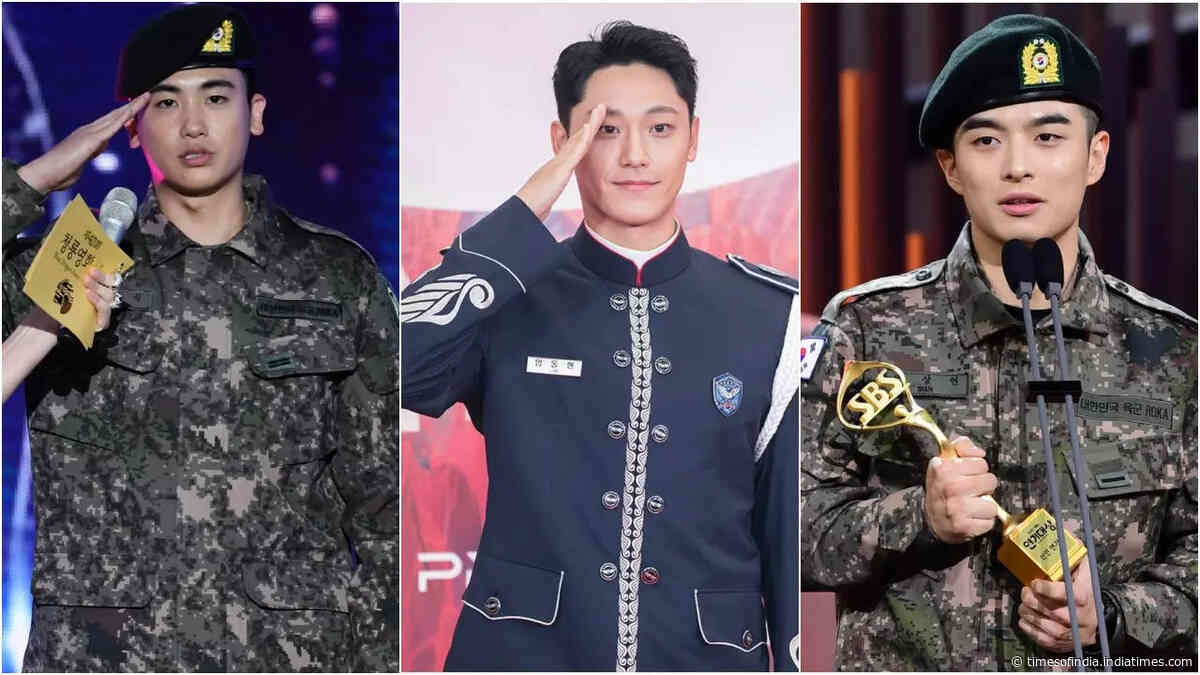 Stars who attended events during military service