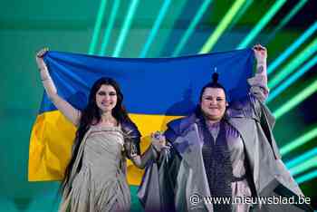 Oekraïense delegatie krijgt boete op Songfestival omdat ze T-shirts met politieke boodschap droeg