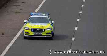 Audi driver arrested after crash on Cambridgeshire A-road