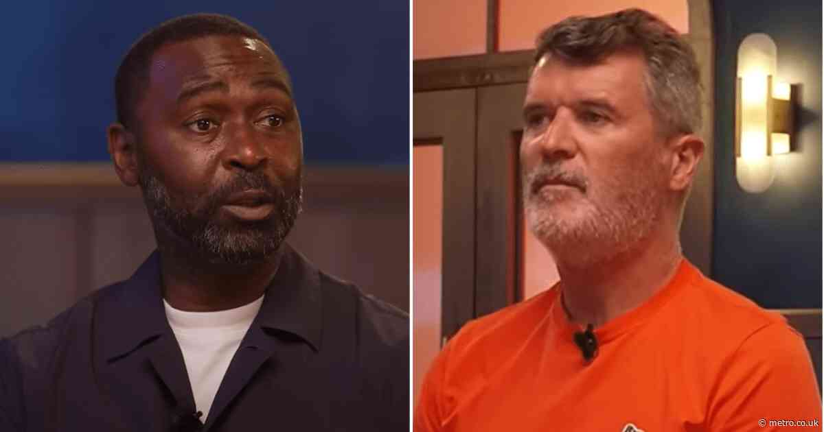Andy Cole reveals Roy Keane stopped him from punching Manchester United team-mate Teddy Sheringham