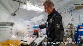Drugslab gevonden in buitengebied, politie doet onderzoek