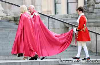 Charles and Camilla look every inch King and Queen at St Paul’s Cathedral service