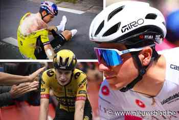 Op een week tijd Van Aert en Vingegaard in ziekenhuis, in de Giro op twee dagen twee kopmannen naar huis: het ongelooflijke pechjaar van Visma-Lease a Bike