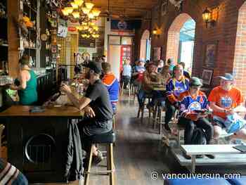 Downtown Vancouver draws Oilers fans to Black Frog eatery