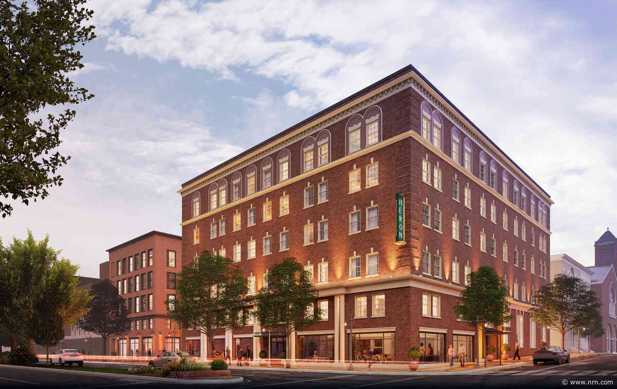 Hotel Heron to open with trio of complementary foodservice concepts