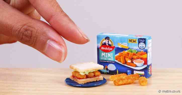 World’s smallest fish finger sandwich weighs the same as a single pea