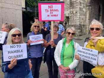 Planning decision due on Hamble Quarry bid - live updates amid protest