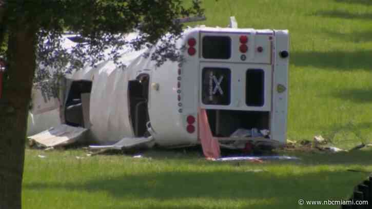 Fatal Florida bus crash victims identified as Mexican farmworkers