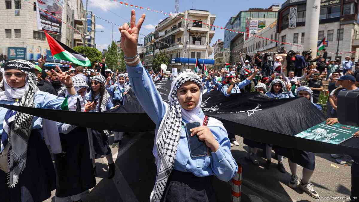 Palästinenser erinnern zum Nakba-Tag an Flucht und Vertreibung