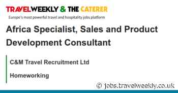 C&M Travel Recruitment Ltd: Africa Specialist, Sales and Product Development Consultant