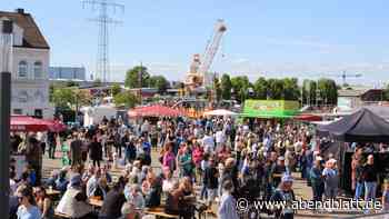 Größer als im Vorjahr: das Harburger Binnenhafenfest 2024