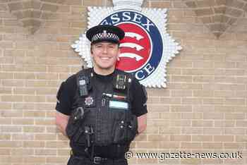 Colchester officer who saved girl's life on A12 receives bravery award