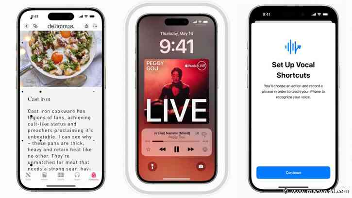 Apple hypes AI with new Accessibility features coming to iOS 18