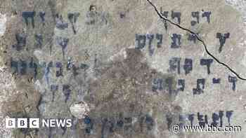 Mystery of inscription found under patio slab