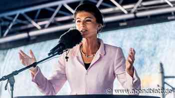 Sahra Wagenknecht polemisiert in Hamburg gegen die Ampel