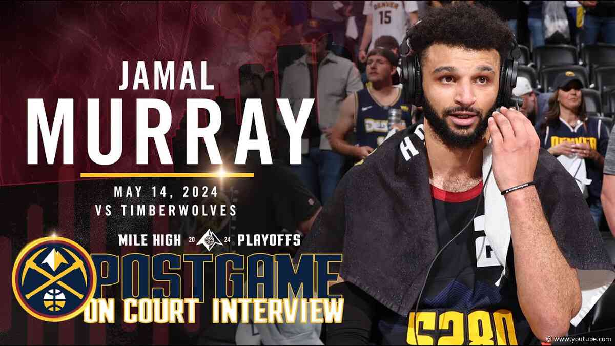 Jamal Murray Full Post Game Five On Court Interview vs. Timberwolves 🎙